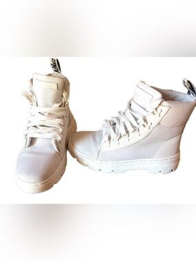 Dr. Martens Women’s White Combat Boots